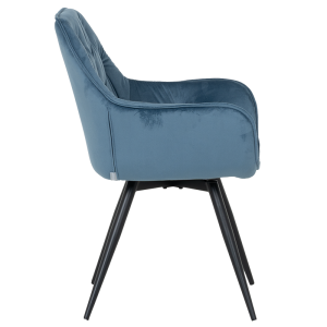 Трапезен стол LATINA PREMIUM - син