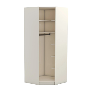 Ъглов гардероб YORK - крем