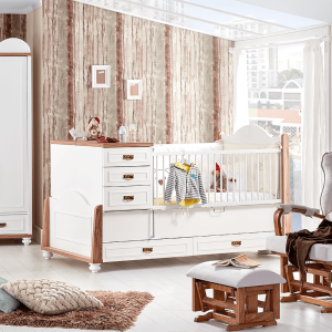 Бебешка кошара и детско легло 2в1 TIFFANY 80 x 180