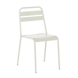 Метален градински стол ABA - светлосив