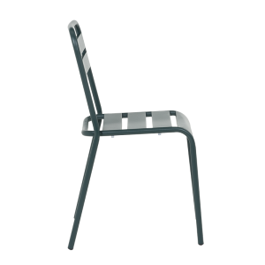 Метален градински стол ABA - тъмнозелен