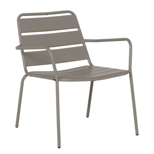 Метален градински стол SAKI - капучино