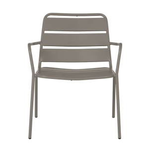 Метален градински стол SAKI - капучино