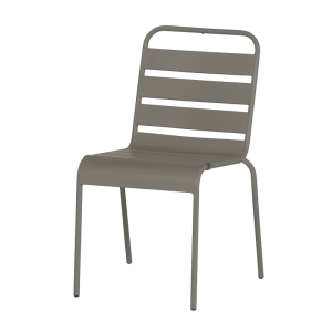 Метален градински стол MURI - капучино