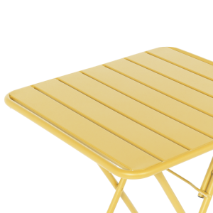 Сгъваема кетъринг маса OKENE - жълта