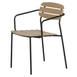 Метален градински стол YOBE - бук