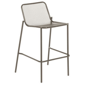 Метален кетъринг бар стол BAMA - капучино