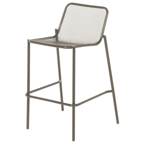 Метален кетъринг бар стол BAMA - капучино