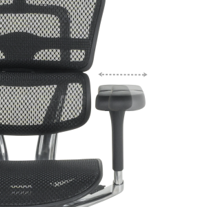 Ергономичен стол ERGOHUMAN ELITE 2 - черна рамка - черен