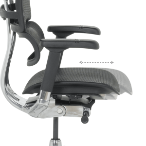 Ергономичен стол ERGOHUMAN ELITE 2 - черна рамка - черен