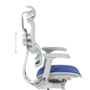 Ергономичен стол ERGOHUMAN ELITE 2 - сива рамка - син