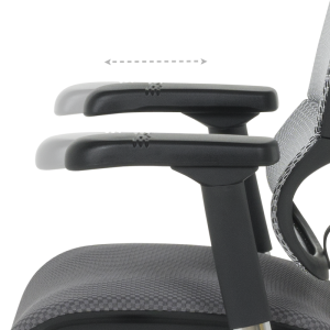 Ергономичен стол ERGOHUMAN IOO ELITE 2 - черна рамка - черен