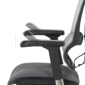 Ергономичен стол ERGOHUMAN IOO ELITE 2 - черна рамка - черен