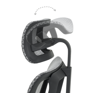 Ергономичен стол ERGOHUMAN IOO ELITE 2 - черна рамка - черен