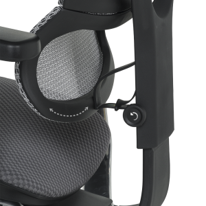 Ергономичен стол ERGOHUMAN IOO ELITE 2 - черна рамка - черен