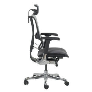 Ергономичен стол ERGOHUMAN IOO ELITE 2 - черна рамка - сив