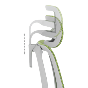 Ергономичен стол ERGOHUMAN IOO ELITE 2 - сива рамка - зелен