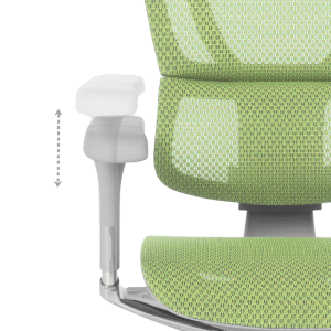 Ергономичен стол ERGOHUMAN IOO ELITE 2 - сива рамка - зелен