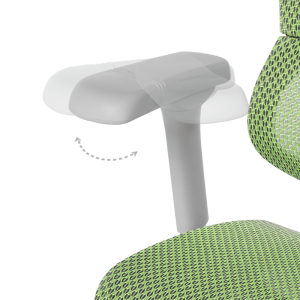 Ергономичен стол ERGOHUMAN IOO ELITE 2 - сива рамка - зелен