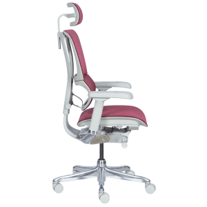 Ергономичен стол ERGOHUMAN IOO ELITE 2 - сива рамка - червен