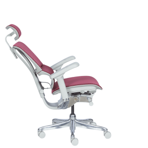 Ергономичен стол ERGOHUMAN IOO ELITE 2 - сива рамка - червен