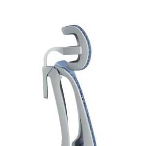 Ергономичен стол ERGOHUMAN IOO ELITE 2 - сива рамка - син