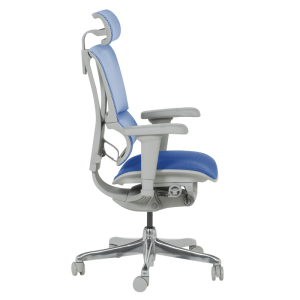 Ергономичен стол ERGOHUMAN IOO ULTRA - сива рамка - син