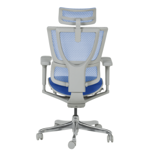 Ергономичен стол ERGOHUMAN IOO ULTRA - сива рамка - син