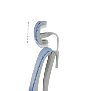 Ергономичен стол ERGOHUMAN IOO ULTRA - сива рамка - син
