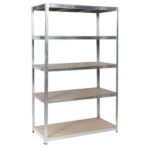 Метален стелаж Carmen CR-1012 E - 180х120х60 см, до 250 кг на рафт - цинк