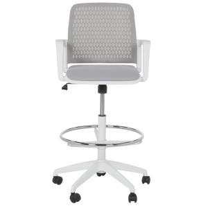 Работен офис стол Carmen 7556 W - светлосив