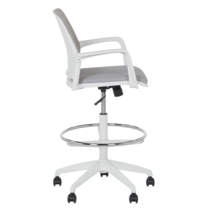 Работен офис стол Carmen 7556 W - светлосив