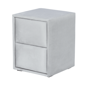 Нощно шкафче за спалня WAVE - светлосив 25