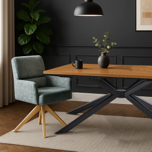 Трапезен стол NARVA W - зелен