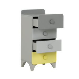 Детски скрин с 4 чекмеджета MINIA