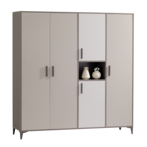 Четирикрилен детски гардероб RIGA