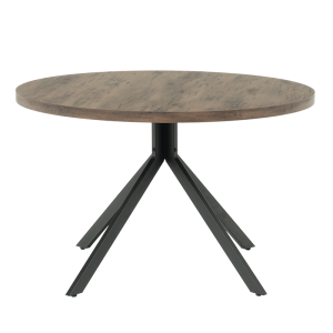 Трапезна маса LUDVIKA - орех / черно