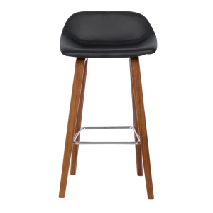 Бар стол Carmen 3088 - орех - черен