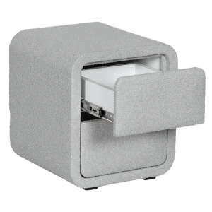 Нощно шкафче за спалня RODOS - светлосив 326