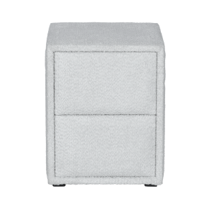 Нощно шкафче за спалня PAROS - сребърен AN