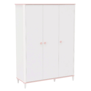 Трикрилен детски гардероб LIMA