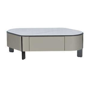 Холна маса PALMER - бял-капучино