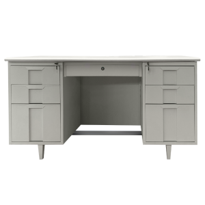 Метално бюро Carmen CR-1319 L - сиво