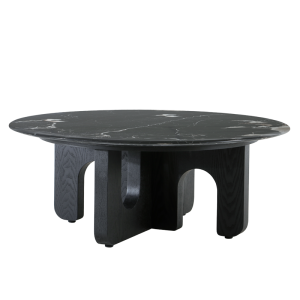 Комплект холни маси BALDER - черен-бял