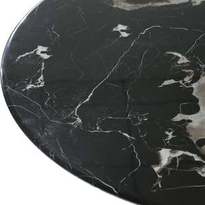 Комплект холни маси BALDER - черен-бял