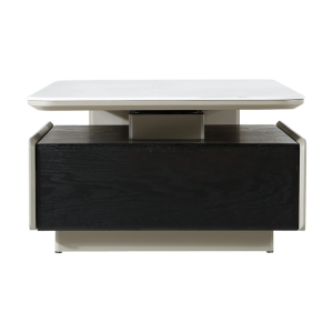 Холна маса ALIVIA - бял-капучино