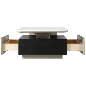 Холна маса ALIVIA - бял-капучино