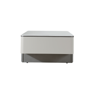 Холна маса FLINT - бял-капучино