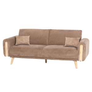 Разтегателен диван - тройка GOMA - кафяв E40