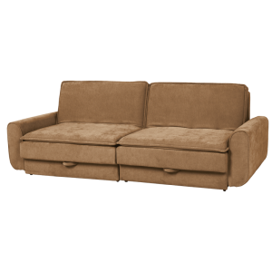 Разтегателен диван - тройка BALAMBA - охра Н37